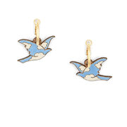 Dove surrealist earrings